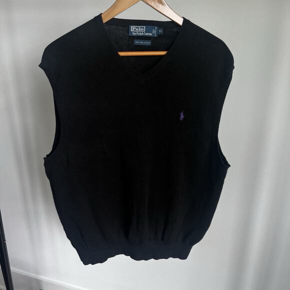 Vintage POLO‎ Ralph Lauren Golf Mens Sweater Vest Size XL Pullover V Neck - Picture 1 of 6